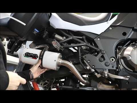 Kawasaki Versys 1000 i.e. 2021-2024 Exhaust GPR Slip-on Dual Poppy