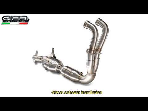 Aprilia RS 457 2024-2025 Exhaust GPR Full System Ghost Inox