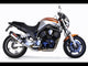 Yamaha Bt Bulldog 1100 2002-07 Exhaust GPR Double Slip-on Furore Nero