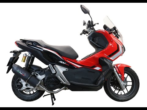 Honda X-Adv 150 2020-2023 Exhaust GPR Full System Furore Nero