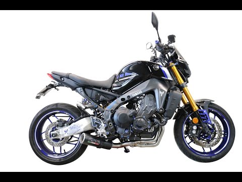 Yamaha FJ09 Tracer 900 9/GT 2021-2024 Exhaust GPR Full System M3 Black Titanium