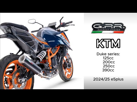 KTM 390 DUKE 2024-2026 Exhaust GPR Slip-on M3 Black Titanium