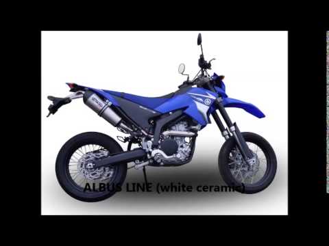 Yamaha WR250X WR250R 2007-2019 Exhaust GPR Slip-on Albus Ceramic