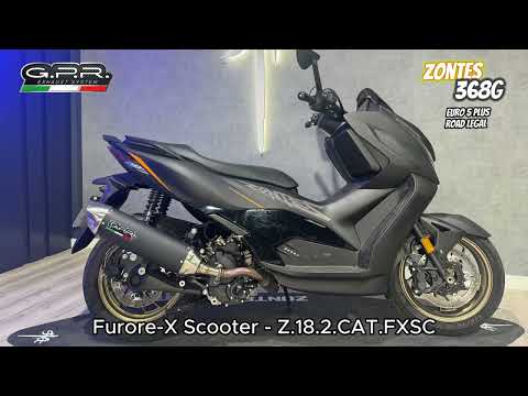 Zontes 365D 2024-2026 Exhaust GPR Slip-on Furore-X Scooter