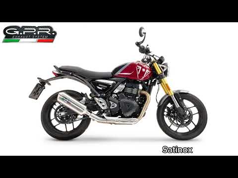 Triumph Speed 400 2023-2025 Exhaust GPR Slip-on Satinox 