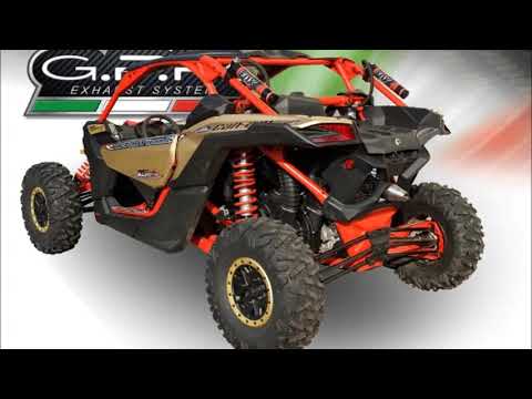 Can Am Maverick X3 / R / X DS / X RS / X RC / X MR/ Turbo R & RR 2017-2024 Exhaust, GPR Deeptone Slip-on Exhaust, Removable DB Killer, Link Pipe