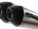 Aprilia Dorsoduro 1200 2011-2016 Exhaust GPR Double Slip-on Grand Prix Evo Titanium - video 1