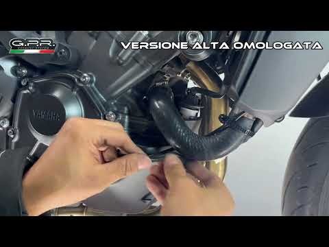 Yamaha Fj09 2025-2026 Exhaust GPR Full System Deeptone Inox - video 1