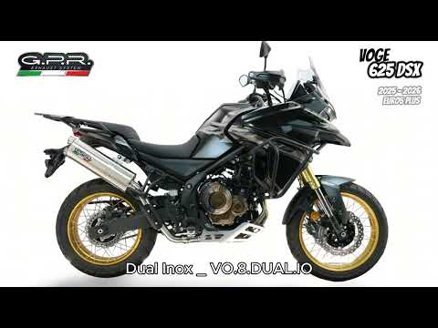 Voge 625DSX 2024-2025 Exhaust GPR Slip-on Dual Inox