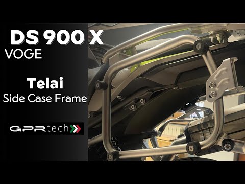 Voge 900DSX 2026-2027 GPR Tech 38+32L Aluminum Side Cases, Silver with Silver Pannier Holders - video 1