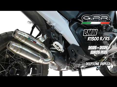 BMW R1300GS 2024-2026 Exhaust GPR Double Slip-on Deeptone Duplex