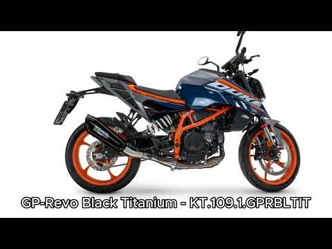 Husqvarna Vitpilen 125 2024-2025 Exhaust GPR Slip-on GP-Revo Black Titanium