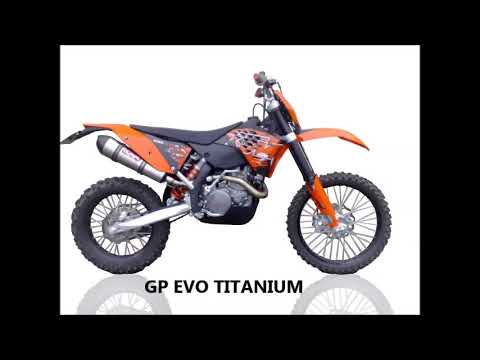 KTM XC-F 350 2011-2015 Exhaust GPR Slip-on Furore Nero