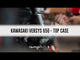 Kawasaki Versys 650 2015-2016 GPR Tech 55L Aluminum Top Case, Black with Mounting Plate - video 1