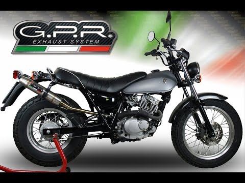 Suzuki Rv 200 Van Van 2016-2017  Exhaust GPR Slip-on Albus Ceramic