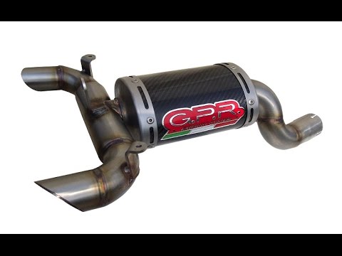 Suzuki Gsr 600 2006-2011 Ghost line Exhaust GPR Slip-on Titanium Oval