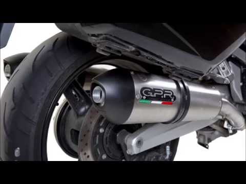 Yamaha FJR1300 2006-2016 Exhaust GPR Double Slip-on Furore Nero