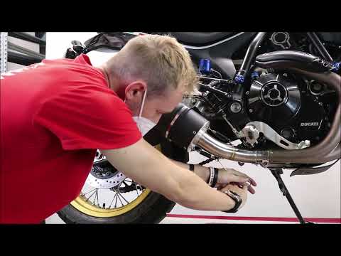 Ducati Scrambler 800 Desert Sled - DS Fasthouse 2021-2024 Exhaust GPR Slip-on Albus Ceramic