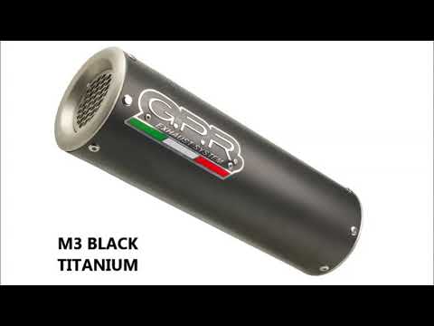 Kawasaki ZX10R 2010-2015 Exhaust GPR Slip-on Furore Nero