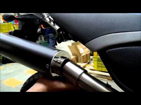 Yamaha Tricker 250 2005-2008 Exhaust GPR Full System Furore Poppy