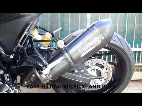 Husqvarna Nuda 900 - R 2012-2013 Exhaust GPR Slip-on Furore Nero