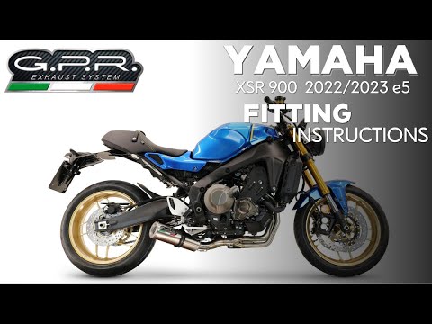Yamaha XSR 900 2022-2025 Exhaust GPR Full System Powercone Evo