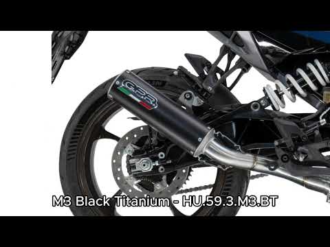 Husqvarna Svartpilen 401 2024-2025 Exhaust GPR Slip-on M3 Black Titanium