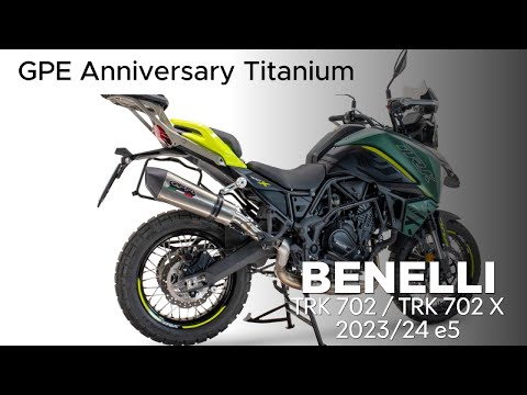 Benelli TRK 702 X 2023-2024 Exhaust GPR Slip-on Grand Prix Evo Titanium
