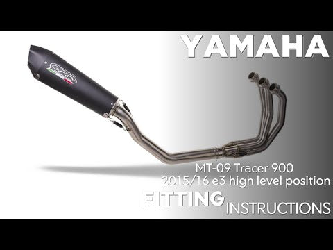 Yamaha MT-09 Tracer 900 2015-2020 Exhaust GPR Full System M3 Poppy