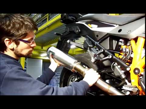 KTM LC8 Adventure 1050 2015-2016  Exhaust GPR Slip-on Furore Nero