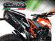 KTM Duke 250 2017-2020 Exhaust GPR Slip-on Furore Nero