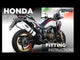 Honda CRF1000L Africa Twin 2018-2020 Exhaust GPR Slip-on Dual Inox