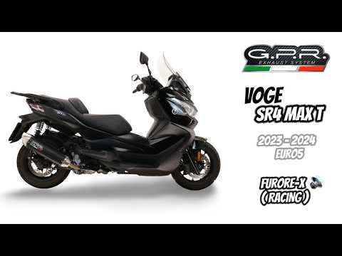 Voge SR4 Max T 2023-2024 Exhaust GPR Full System Furore-X Scooter