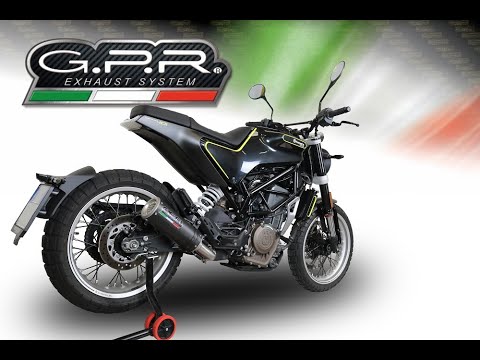 Husqvarna Svartpilen 401 2018-2019 Exhaust GPR Slip-on Deeptone Inox