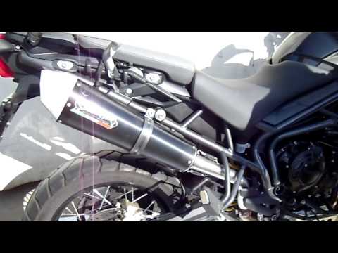 Triumph Tiger 800 2017-2021 Exhaust GPR Slip-on Trioval