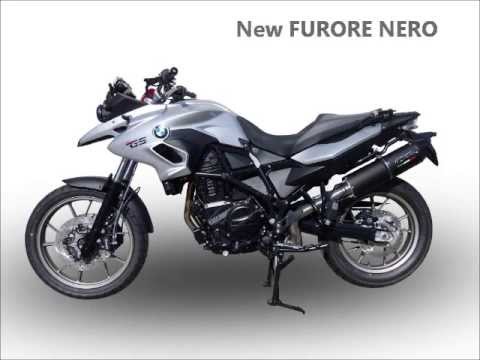 Bmw F700GS 2011-2015 Exhaust GPR Slip-on Furore Nero