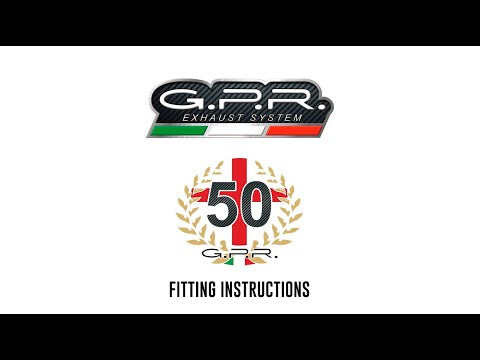 Cf Moto 650 Gt 2022-2024 Exhaust GPR Slip-on M3 Poppy 