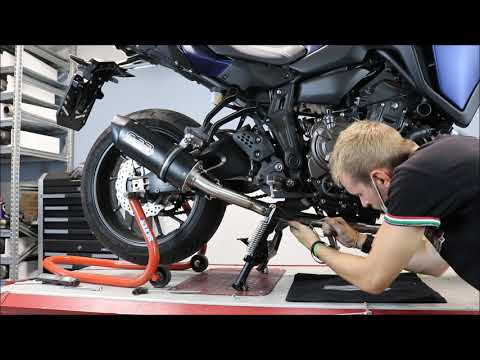 Yamaha Tracer 700 GT 2019-2020 Exhaust GPR Full System Albus Ceramic