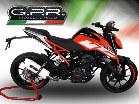 KTM Rc 125 2017-2020 Exhaust GPR Slip-on M3 Inox 
