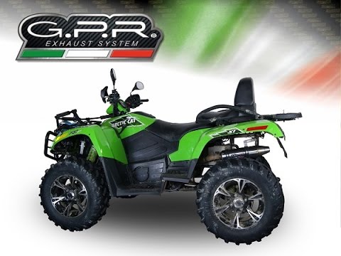 Artic Cat 700 LTD Exhaust GPR Slip-on Deeptone Atv