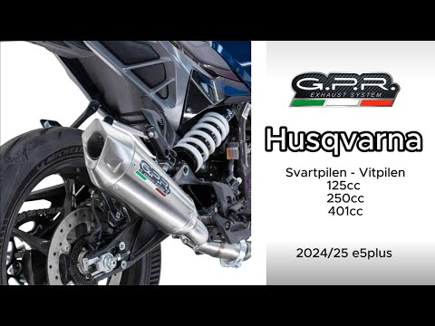 Husqvarna Vitpilen 125 2024-2025 Exhaust GPR Slip-on GP-Revo Black Titanium