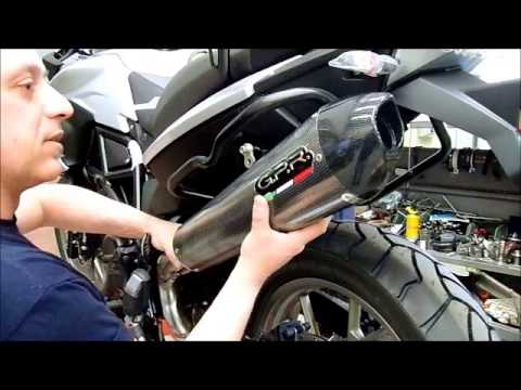 Bmw F700GS 2016-2018 Exhaust GPR Slip-on Furore Evo4 Nero