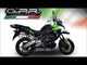Kawasaki ER6N ER6F 2005-2011 Exhaust GPR Slip-on Furore Nero