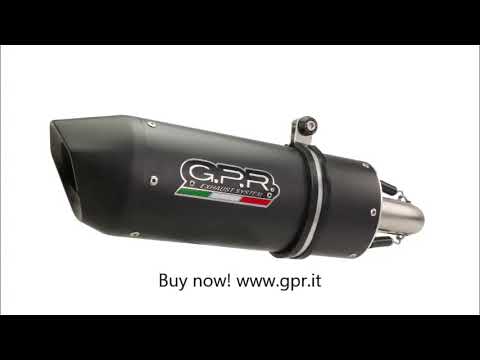 Yamaha Tdm 900 2002-2014 Exhaust GPR Double Slip-on Satinox