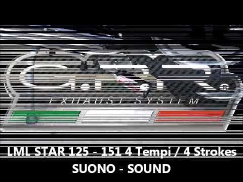 LML Star 151 Genuine Stella 2010-2013 Exhaust GPR Full System Alluminio