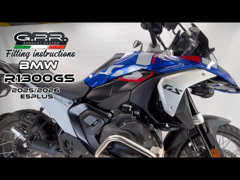 BMW R1300R R/RS 2025-2026 Exhaust GPR Slip-on Hyper Sonic Black Titanium