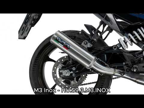 Husqvarna Svartpilen 401 2024-2025 Exhaust GPR Slip-on M3 Inox