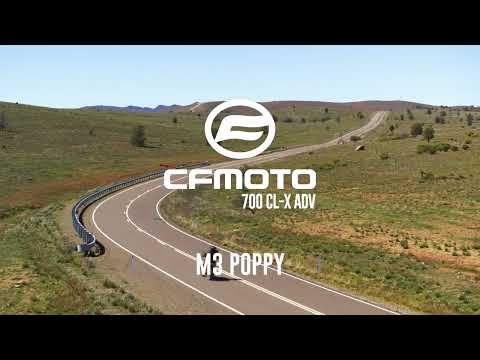 CF Moto 700 CL-X Sport 2025-2026 Exhaust GPR Slip-on M3 Poppy - video 1
