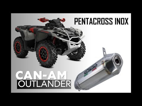 Can Am Outlander 800 passo lungo 2009-2015 Exhaust GPR Slip-on Deeptone Atv