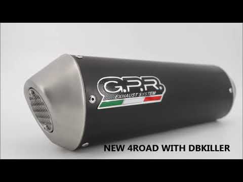 Kymco Xciting 500 2007-2012 i.e. Exhaust GPR Slip-on Evo4 Road